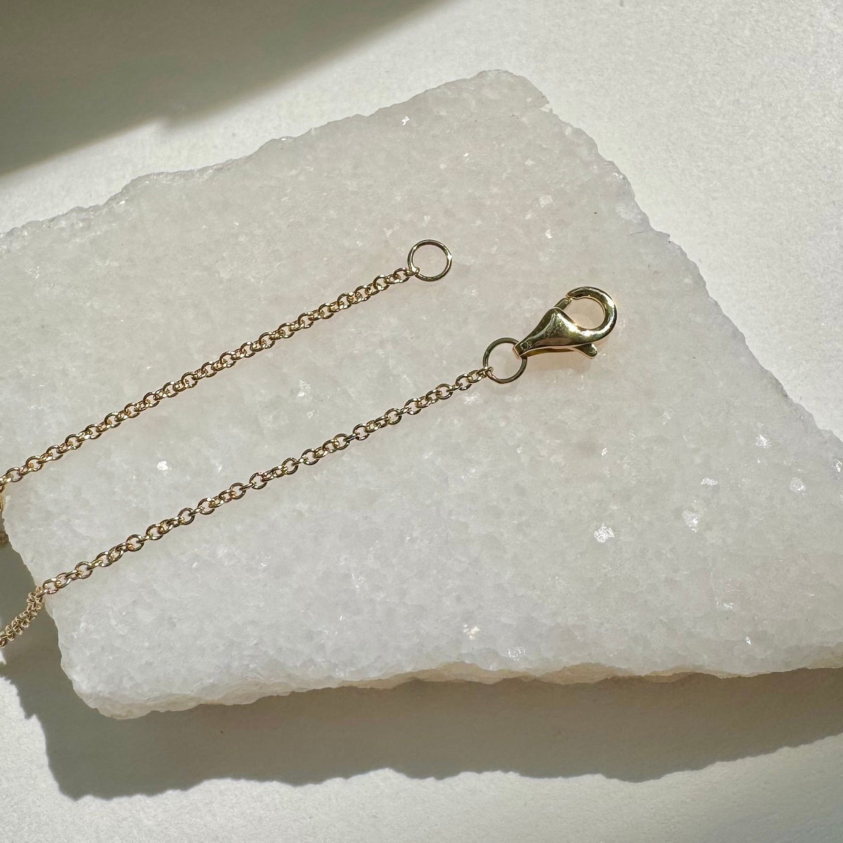 Genuine Emerald Cross Pendant (Mini) / 14k Solid Gold