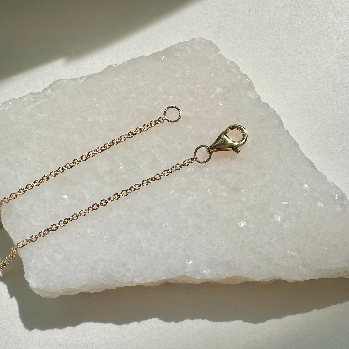 Genuine Ruby Cross Pendant (Mini) | 14k Solid Gold