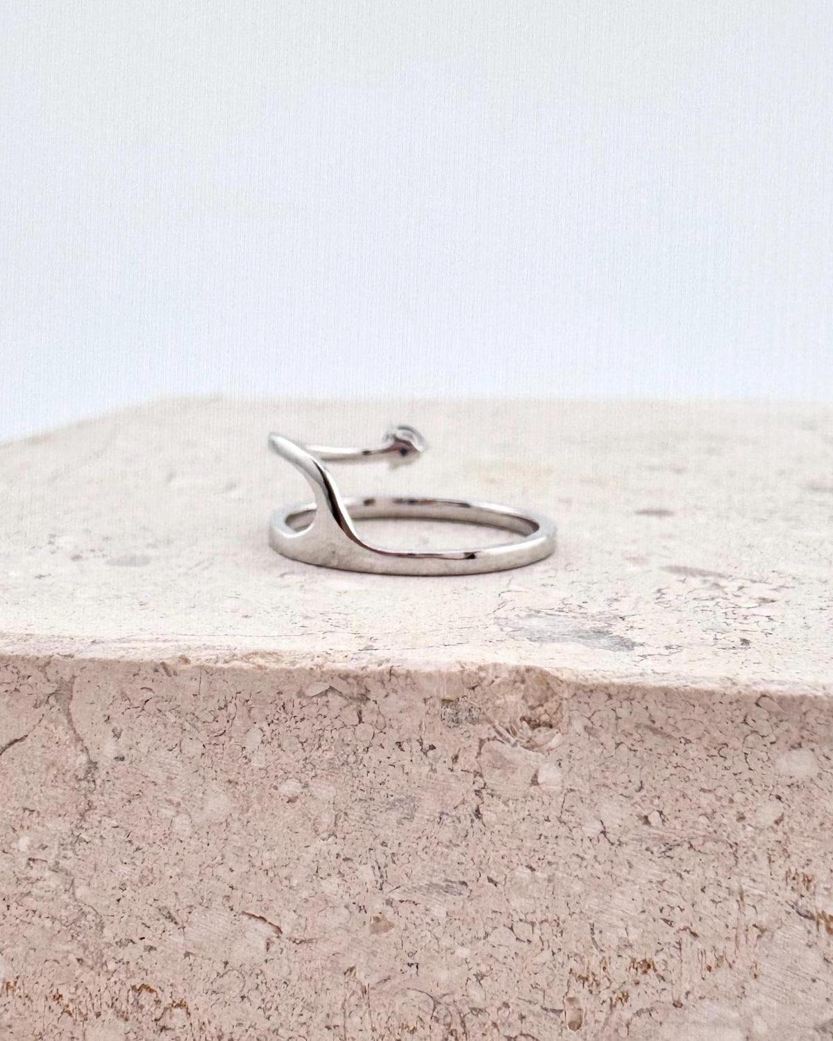 Genuine Sapphire and Diamond Layered Ring in 14k Solid Gold